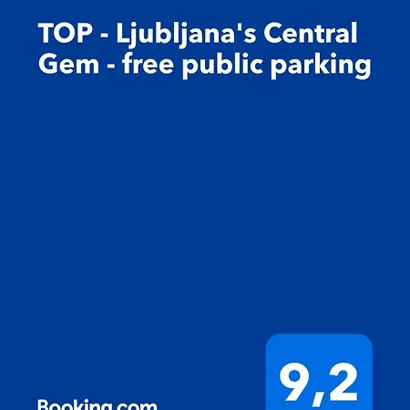 Lejlighed - Ljubljana's Gem - Free Public Parking *